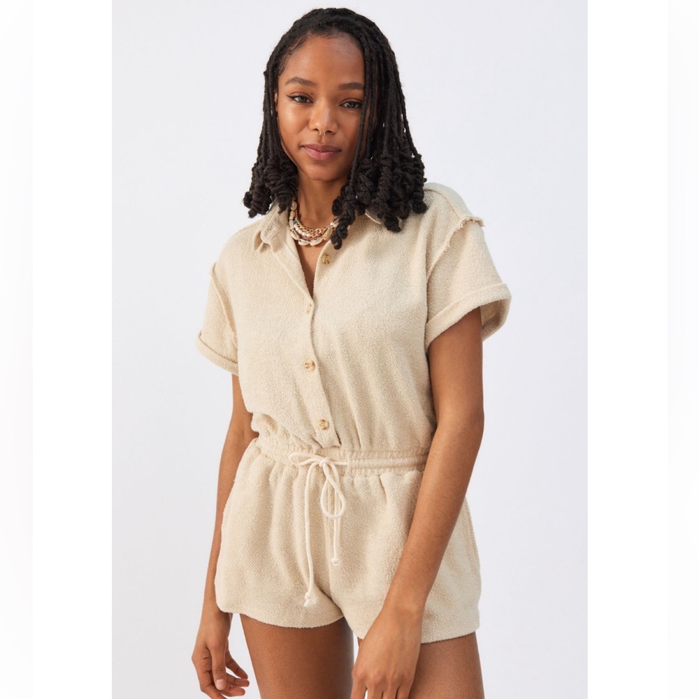 Urban Outfitters Terry Cloth Romper NWT